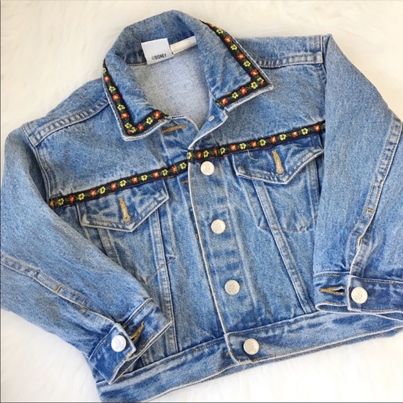 Vintage Disney denim cropped jacket. - Picture 2 of 4